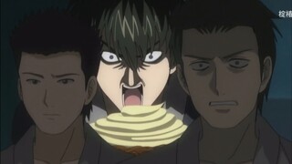 [Don't enter if you are timid][ Gintama ] The scary senior girl in red comes to scare two people who