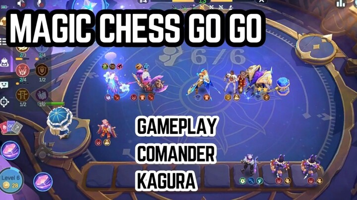 magic chess go go - gameplay comander kagura