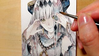 [Transparent watercolor] Illustration making [Hishikage] Watercolor Painting