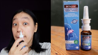 BETADINE NASAL SPRAY : OBAT SEMPROT HIDUNG BUAT FLU