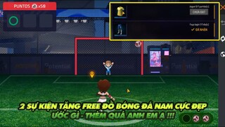 Free Fire | 2 sự kiện tặng free đồ quần áo bóng đá nam cực ngon - Ước gì !!!