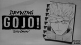 Speed Drawing Anime - Gojo Satoru From Jujutsu Kaisen 0 | YoruArt (Menggambar Anime)