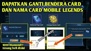 CARA GANTI BENDERA DAN NAMA MOBILE LEGENDS MURAH!!! BELI DISINI AJA DIJAMIN PALING MURAH