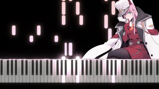 kiss of Death - Darling in the Franxx op 1 PIANO TUTORIAL(Sheet in the description)