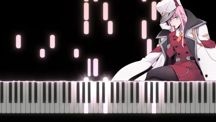 kiss of Death - Darling in the Franxx op 1 PIANO TUTORIAL(Sheet in the description)