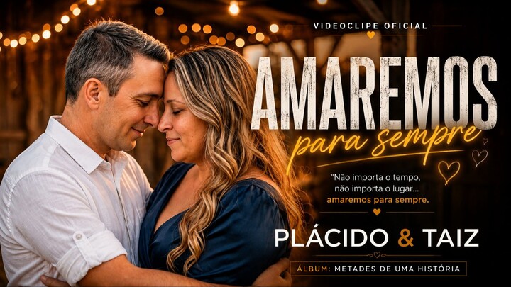Amaremos | Plácido e Taiz – Forró Romântico de Amor ❤️
