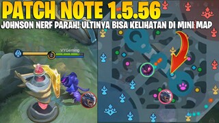 BARATS BUFF, DYRROTH BUFF, ALPHA BUFF, WANWAN BUFF, JOHNSON NERF PARAH - PATCH NOTE 1.5.56 MLBB