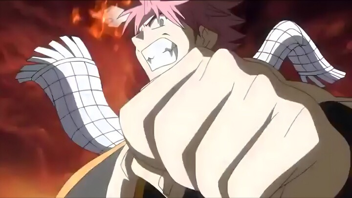 Fairy Tail Episode 1: Pukulan Naga Api Natsu Membuat Musuh Tak Berkutik dan Terpental Jauh