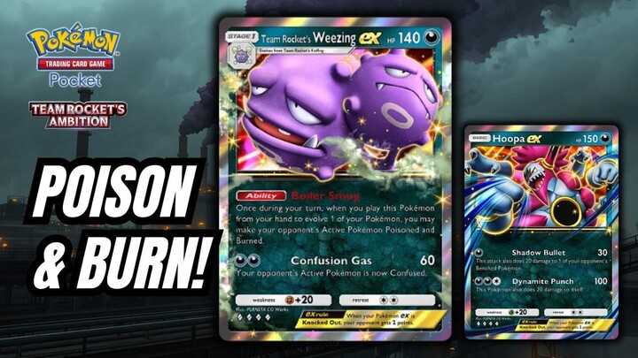 Weezing ex + Hoopa ex: The Ultimate Control Combo! | Pokemon TCG Pocket