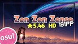 [osu!] ★ 5.46 HD Zen Zen Zense (movie ver.) - RADWIMPS [Replay]