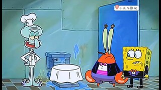 章鱼哥跳槽到海霸王，蟹老板后悔不已!“海绵宝宝系列”