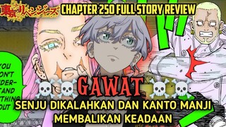 Tokyo Revengers Chapter 250 FULL STORY REVIEW - KANTO MANJI membalikan KEADAAN ?? SENJU Dikalahkan!!