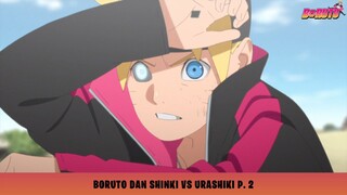 Mata Jougan Boruto Buat Urashiki Panik! Boruto dan Shinki vs Urashiki Part 2