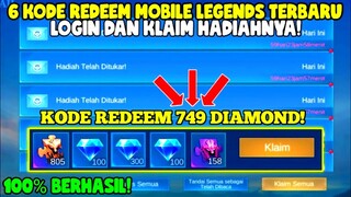 UPDATE! 6 KODE REDEEM ML 2023 HARI INI | KODE REDEEM MOBILE LEGENDS TERBARU MARET 2023