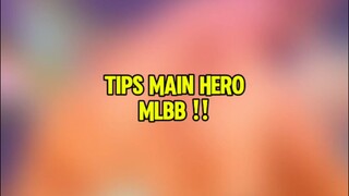 Tips main Hero MLBB#MLBBALLSTAR #MLBBDinoPlanet #MLBBMysticMeow #tipsmainheromlbb