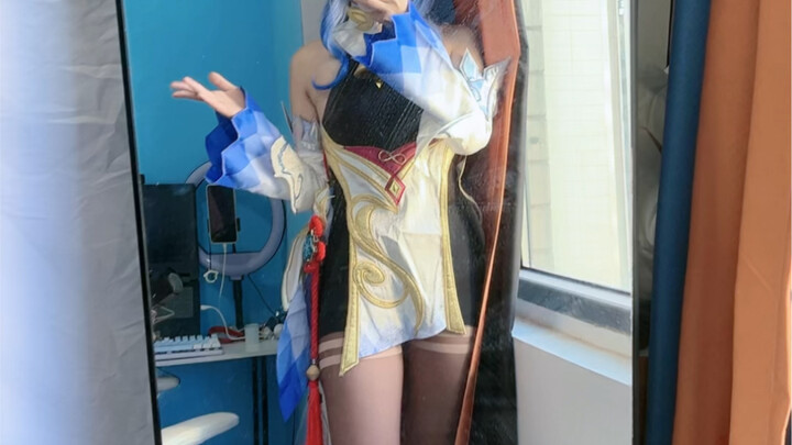 First time wearing high heels, still not very good at walking.