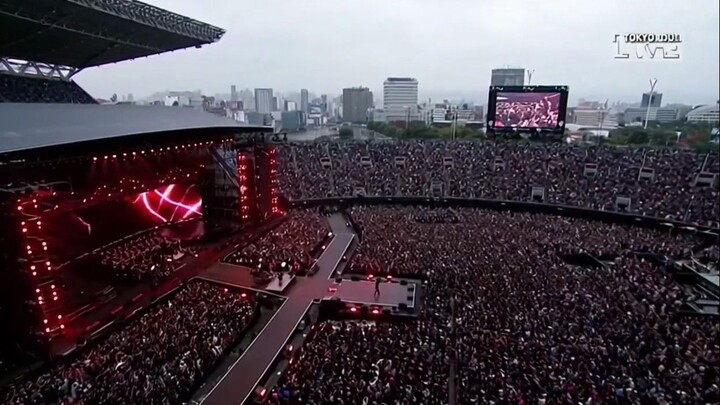 Daytime White Black Cloudy Live TV Tokyo Japan Arena