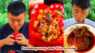 【ermao and  songsong】Brothers songsong and ermao choose lunch, what do you think? songsong and ermao