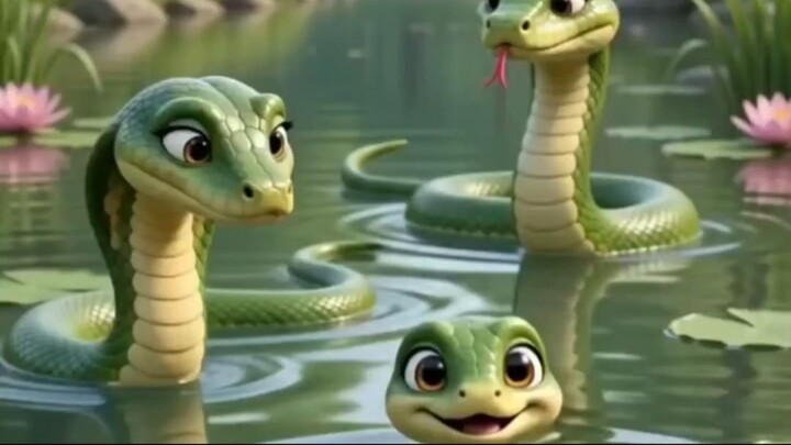 🐍 Snake vs Man 😂 | उल्टी दुनिया की मजेदार कहानी | AI Video
