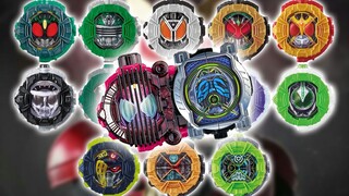 Soul stuttering! Decade linked all three riders' watch faces!