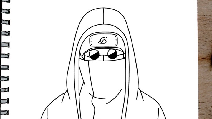 Como desenhar o SHINO ABURAME PASSO A PASSO