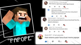 Kalo ketemu PASIR...Harus buat meme PAPOPE | Minecraft Challenge Indonesia Part 7