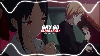 say so - doja cat [edit audio]