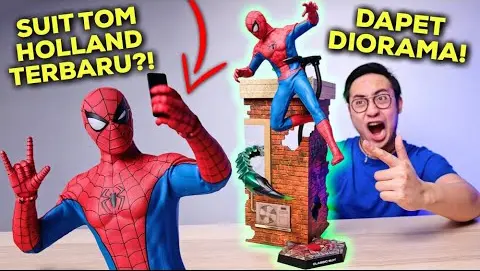 MIRIP SUIT TOM HOLLAND TERBARU! | HOTTOYS SPIDER-MAN CLASSIC SUIT PS4/PS5 UNBOXING & REVIEW