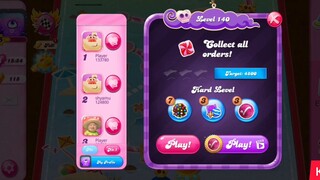 CANDY CRUSH SAGA LEVEL 140 (NEW VERSION)