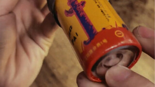 Have you ever used an old-fashioned extended flashlight made of tin?