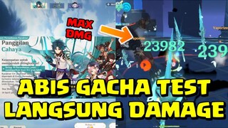 genshin impact Gacha xiao dan test damage max build
