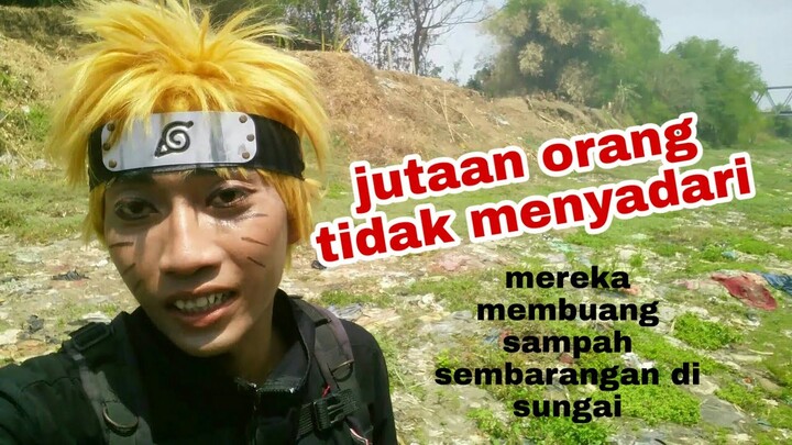 Misi bersih sungai bersama relawan