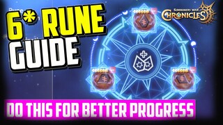 6* LEGEND RUNE COMPLETE GUIDE FOR BETTER PROGRESS - SW CHRONICLES