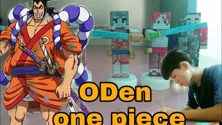 #6 Hướng dẫn làm mô hình ODen bằng giấy onepiece || Minecraft || LĐV