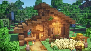 Minecraft : Tutorial Cara Membuat Rumah Survival Gampang | Cara Membuat Rumah di Minecraft