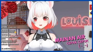 ASMR Mandi Main Air Cepak Cepuk (¬‿¬)【Louise Khikume】