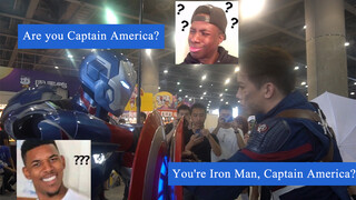 Tham gia triển lãm truyện tranh cosplay Iron Captain America