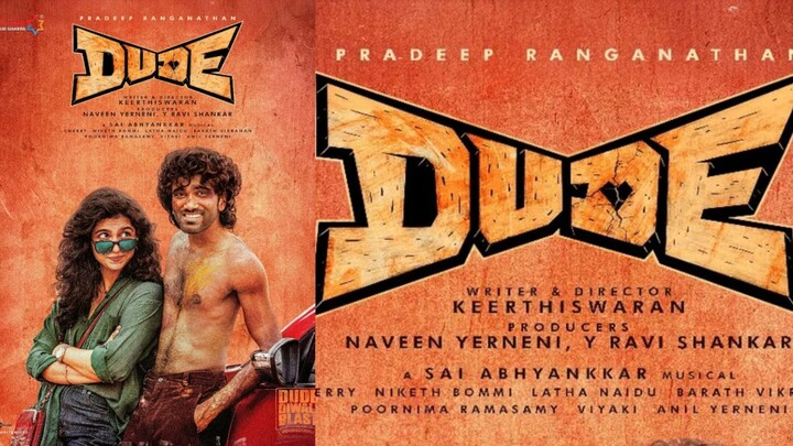 Dude (2025) Tamil HQ HDRip - 1080p - HEVC - x265 - (DD+5.1 - 192Kbps & AAC)