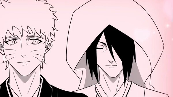 [Naruto/Naruto and Sasuke’s Sand Sculpture Handwriting] When you walk and create people…