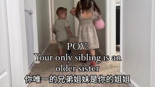 弟弟👶：穿着姐姐的公主鞋快乐到飞起~~