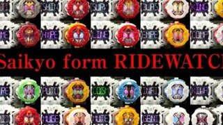 『转载』【K2eizo】假面骑士ZI-O 全骑士DX最终形态表把玩视频