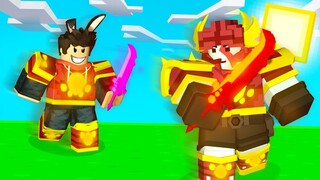 FAKE* Warrior Armor in Roblox BedWars..