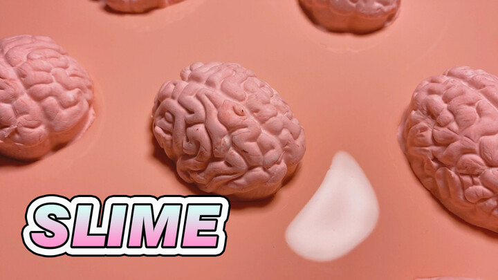【Slime】Playing Brain-Shaped Slime