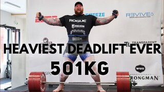 Angkat Berat "The Mountain"! 501KG, Rekor Baru!