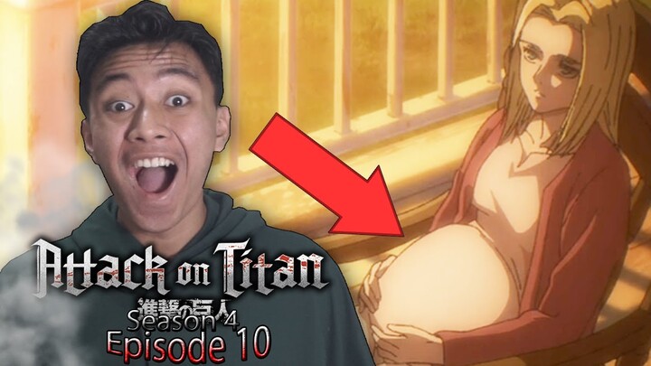 Historia HAMIL!!!! | Attack On Titan Season 4 INDONESIA REACTION Episode 10