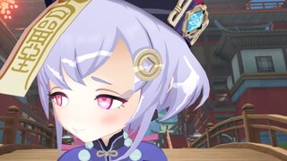 Qiqi's kiss ~ Unlock level 11 favorability with Qiqi