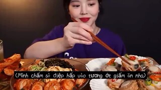 Mukbang Sò điệp hấp #mukbang