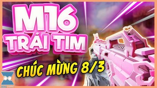 CALL OF DUTY MOBILE VN | QUỐC TẾ PHỤ NỮ 8/3 LÀ PHẢI CẦM NGAY M16 "TRÁI TIM" LÀM QUÀ | Zieng Gaming