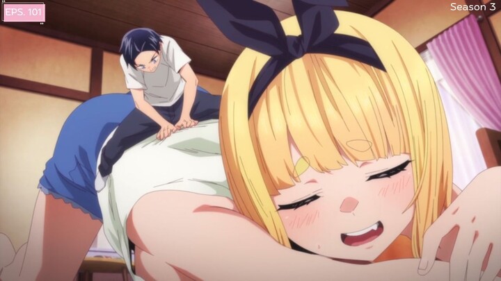 Alamak, lagi dipijat cewek ini malah membesar anu nya 🗿🗿