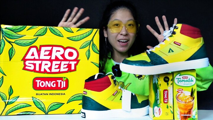 LAGI2 COLLAB SAMA MINUMAN! REVIEW AEROSTREET X TONG TJI